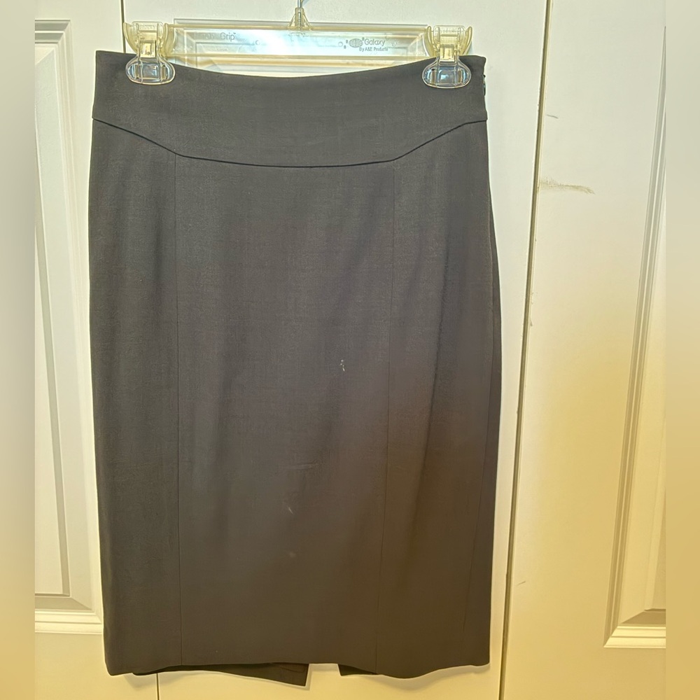 Charcoal Gray Pencil Skirt